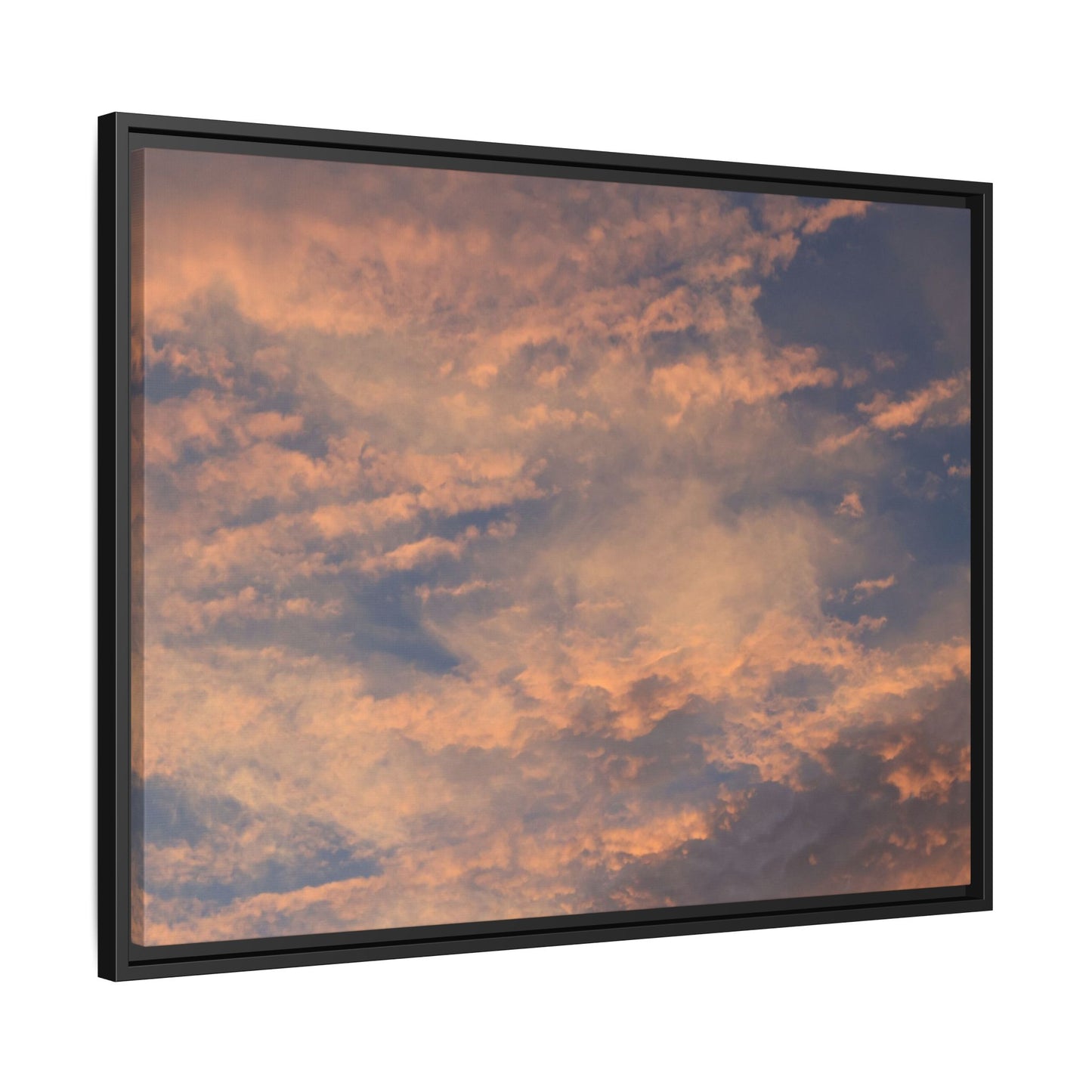 Sunset's Ethereal Canvas - Unique Stretched Canvas Wall Art - Art By Earth