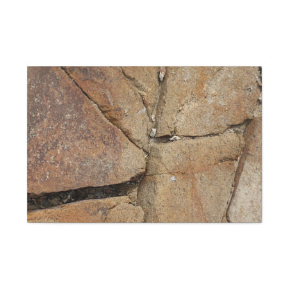 Cracked Earth's Canvas - Unique Frameless Canvas Wall Art - Art By Earth