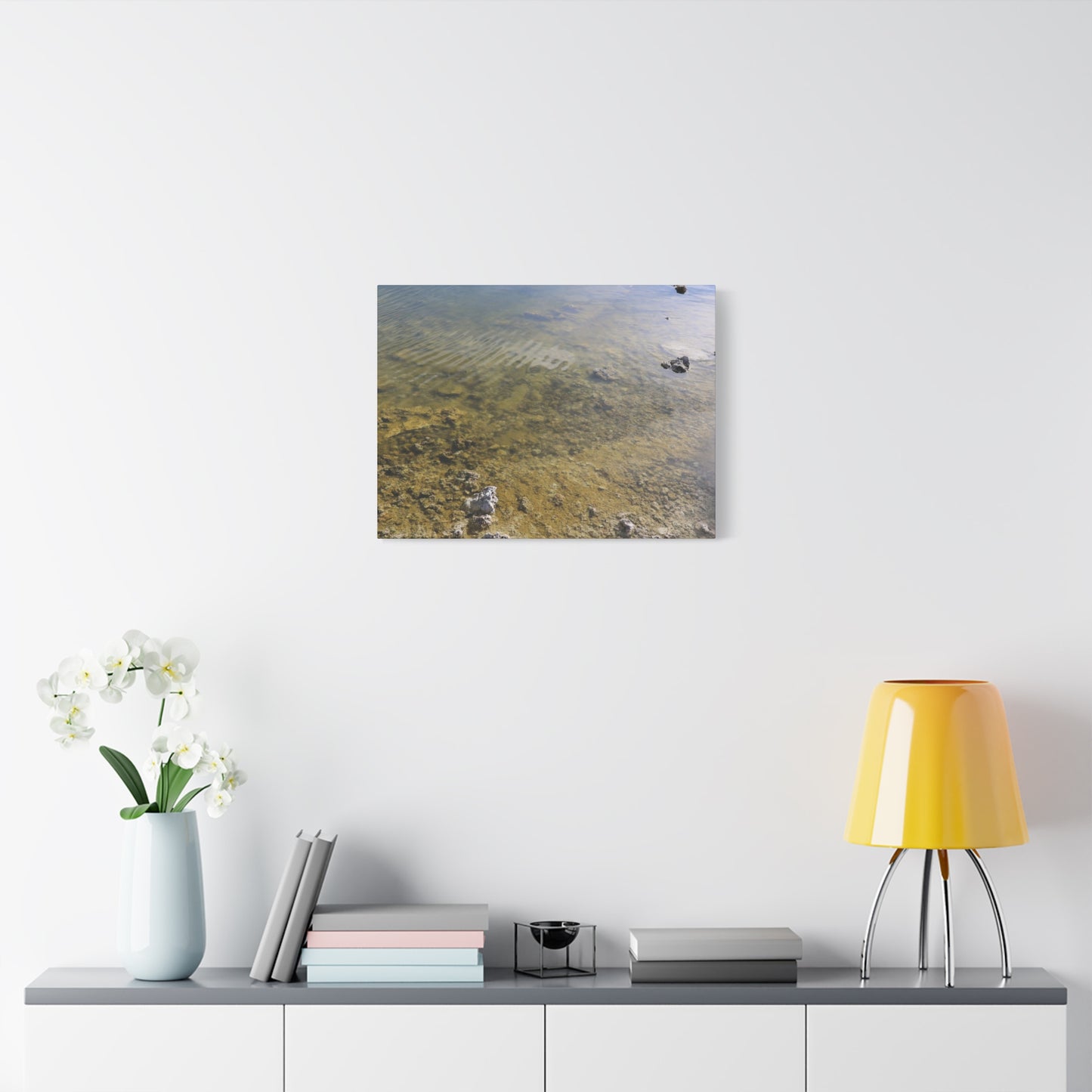 Tide's Quiet Breath - Unique Frameless Canvas Wall Art