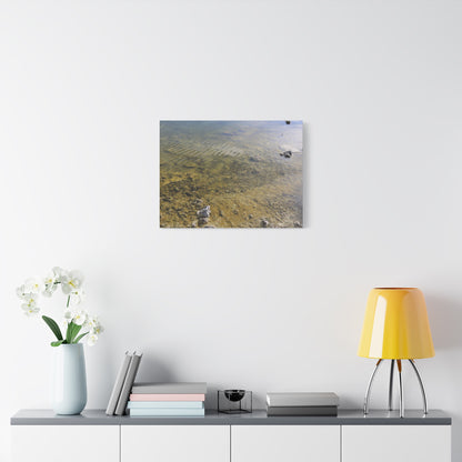 Tide's Quiet Breath - Unique Frameless Canvas Wall Art