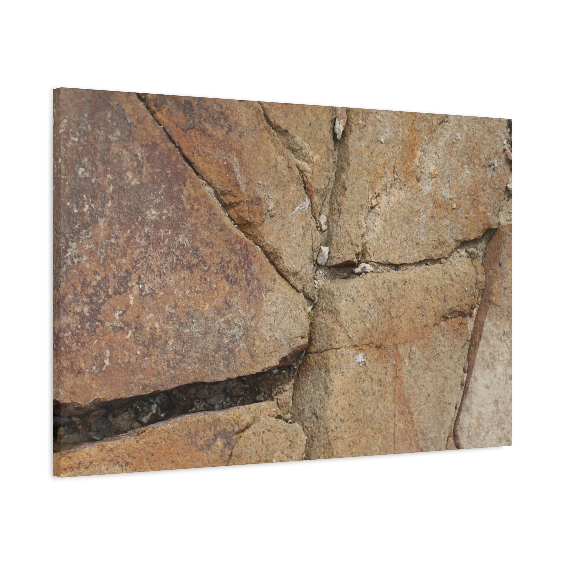 Cracked Earth's Canvas - Unique Frameless Canvas Wall Art - Art By Earth