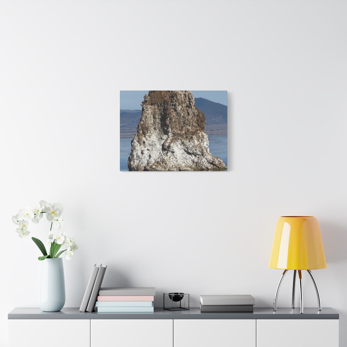 Monolith of Stillness - Unique Frameless Canvas Wall Art