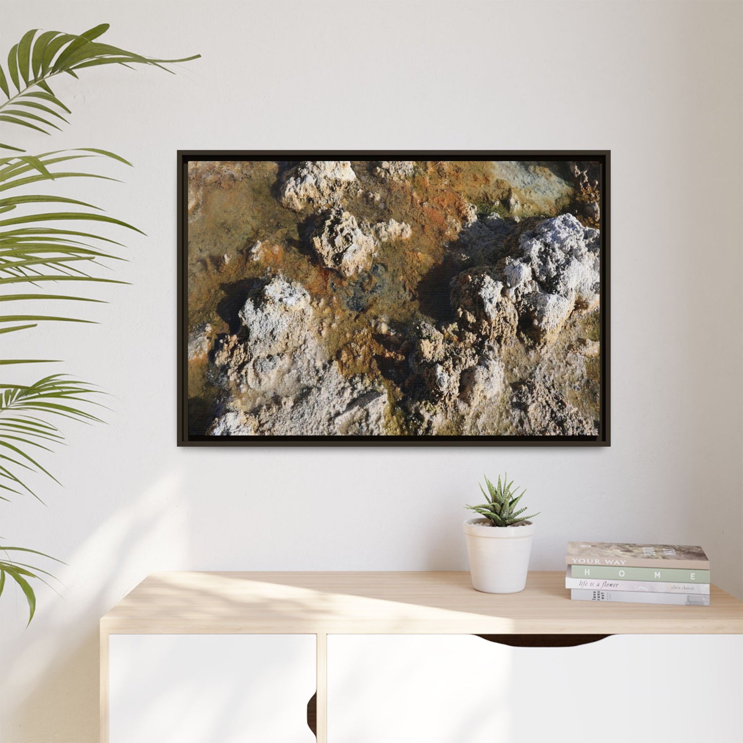 Textural Metamorphosis - Unique Stretched Canvas Wall Art