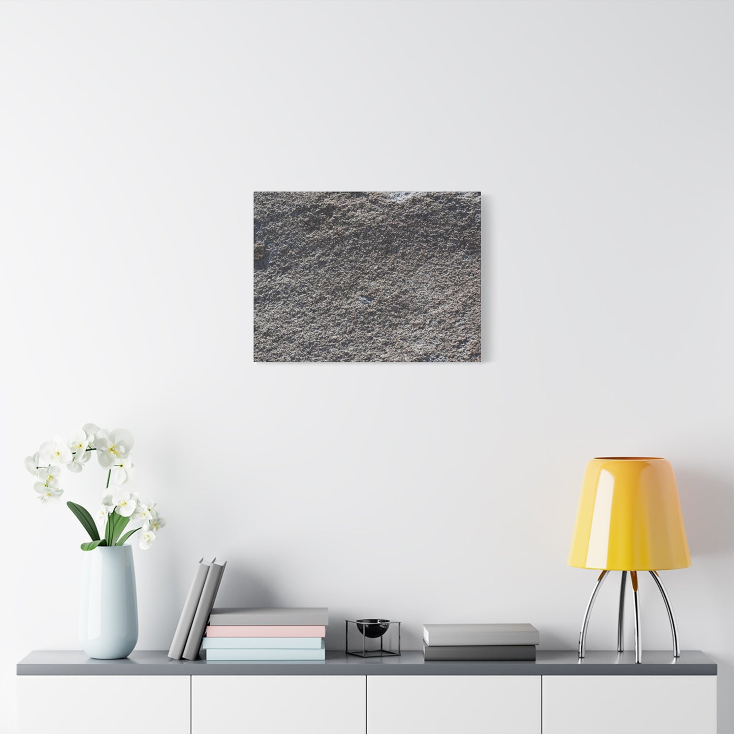 Textured Ground Surface - Unique Frameless Canvas Wall Art