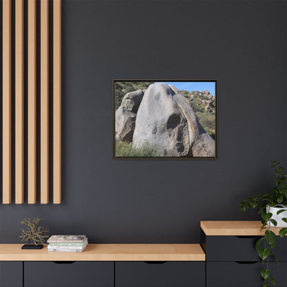 Skull Rock Desert - Unique Stretched Canvas Wall Art - Art By Earth