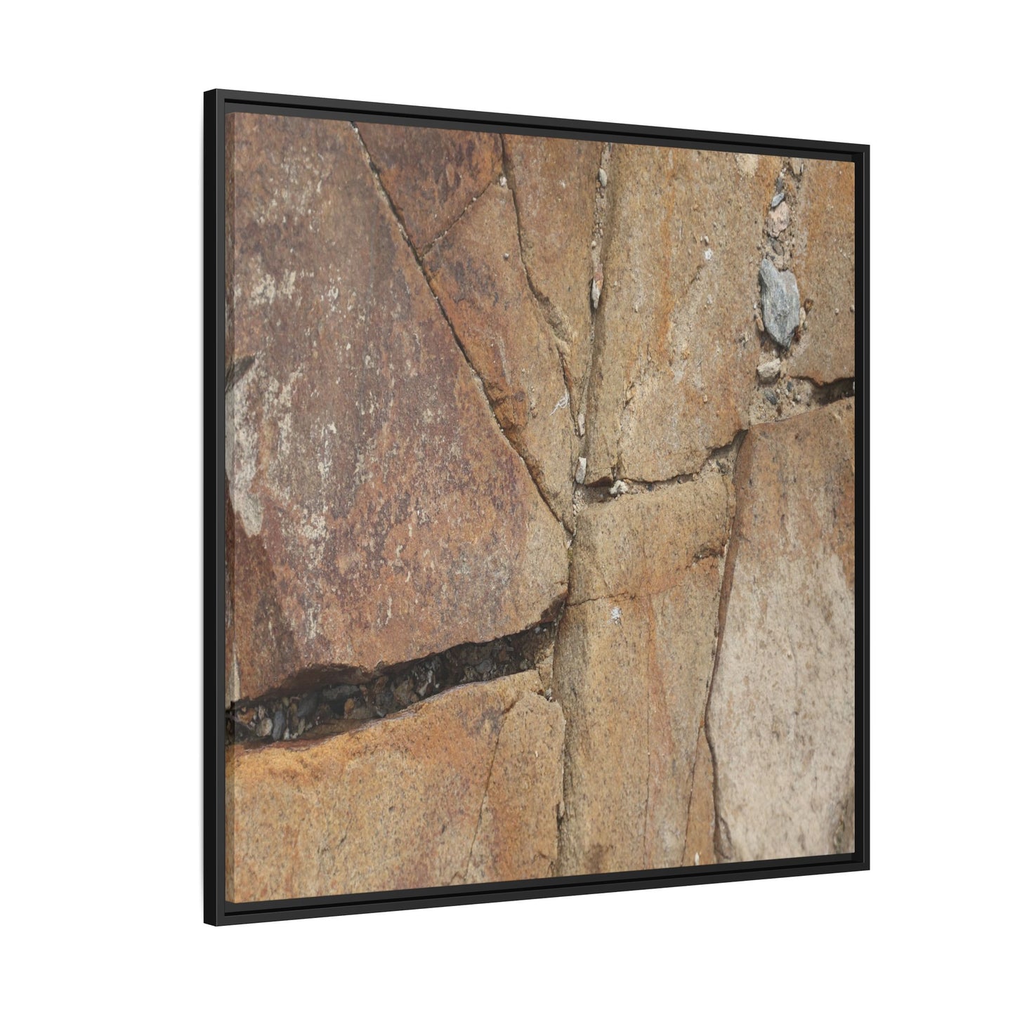 Rusty Crevices - Unique Stretched Canvas Wall Art - Art By Earth