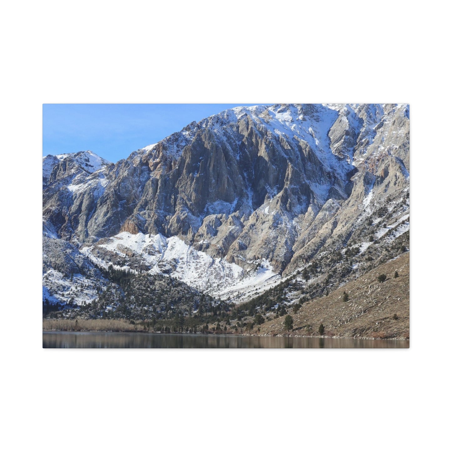 Reflections of Solitude - Unique Frameless Canvas Wall Art