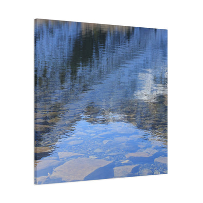 Reflections of Tranquility - Unique Frameless Canvas Wall Art
