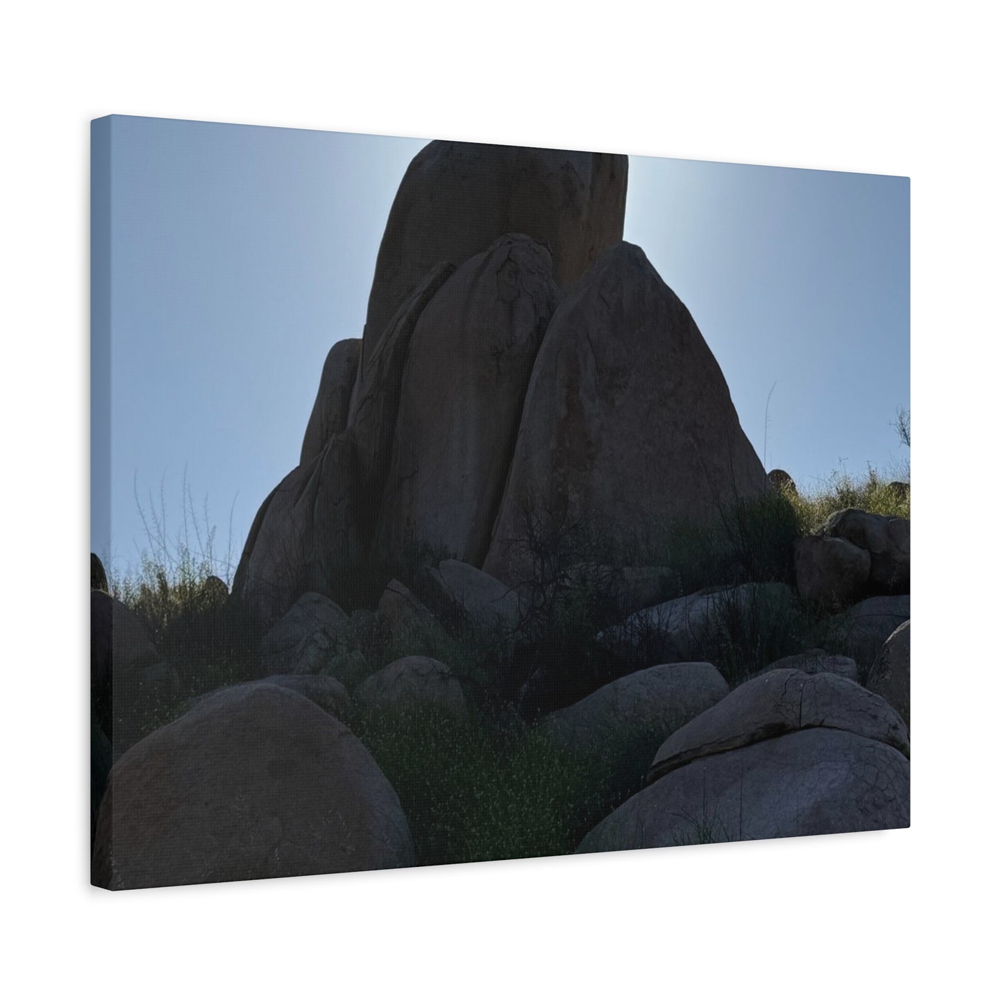 Rocks of Solitude - Unique Frameless Canvas Wall Art - Art By Earth