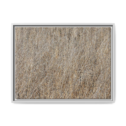 Dry Straw Symphony - Unique Stretched Canvas Wall Art - Art By Earth