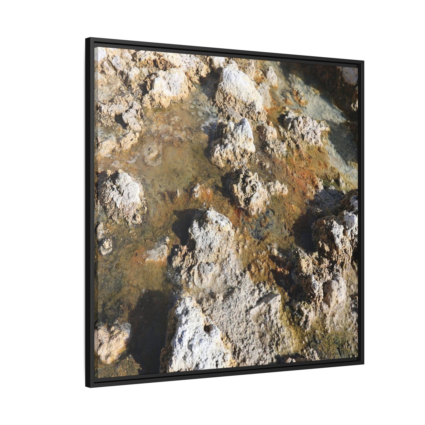 Stone Sea of Silence - Unique Stretched Canvas Wall Art