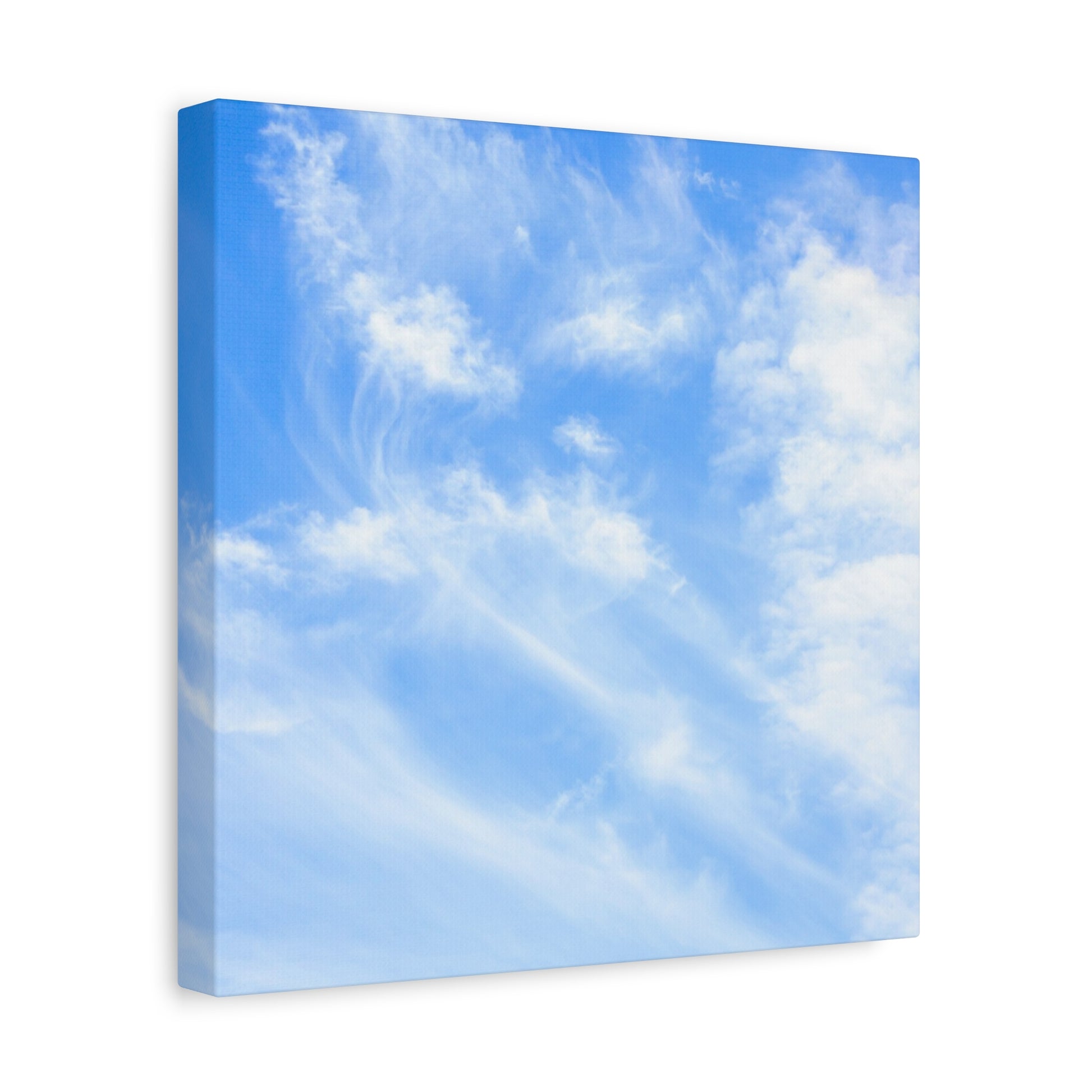 Whispers of Cerulean - Unique Frameless Canvas Wall Art - Art By Earth