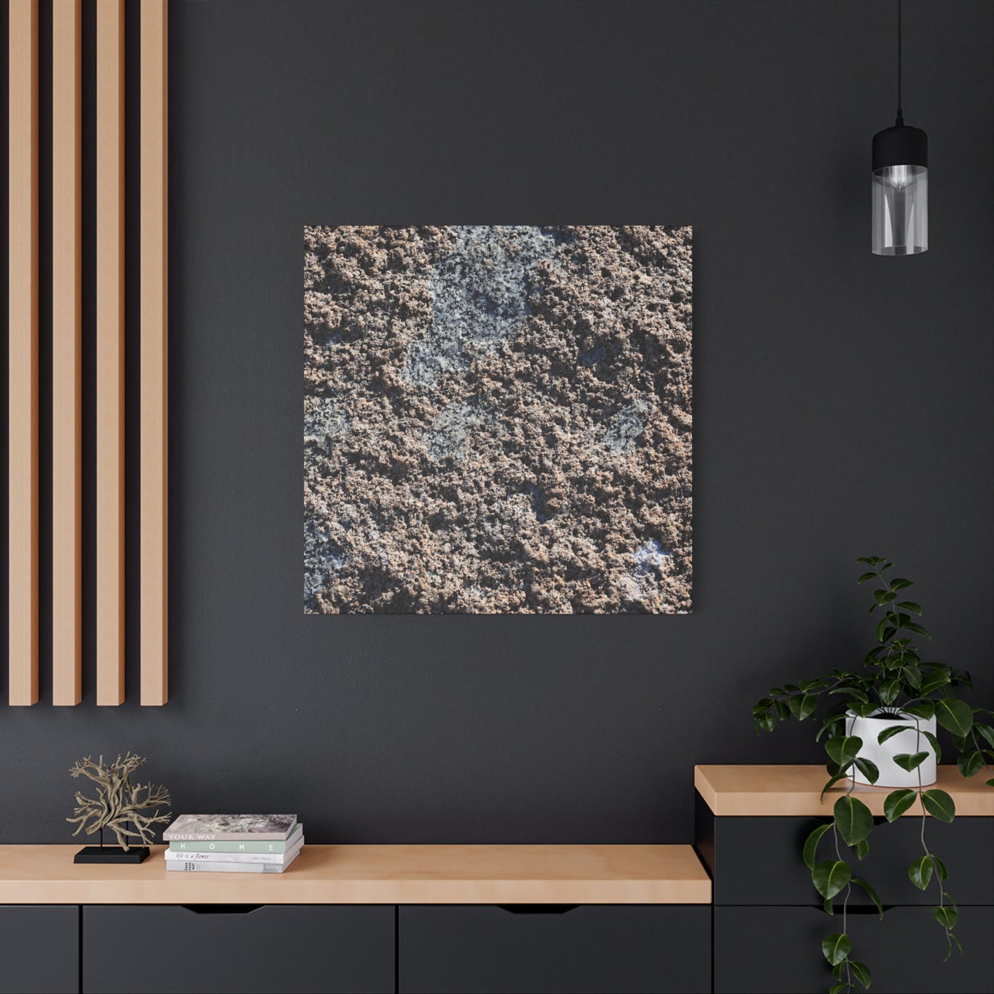 Earth's Texture - Unique Frameless Canvas Wall Art