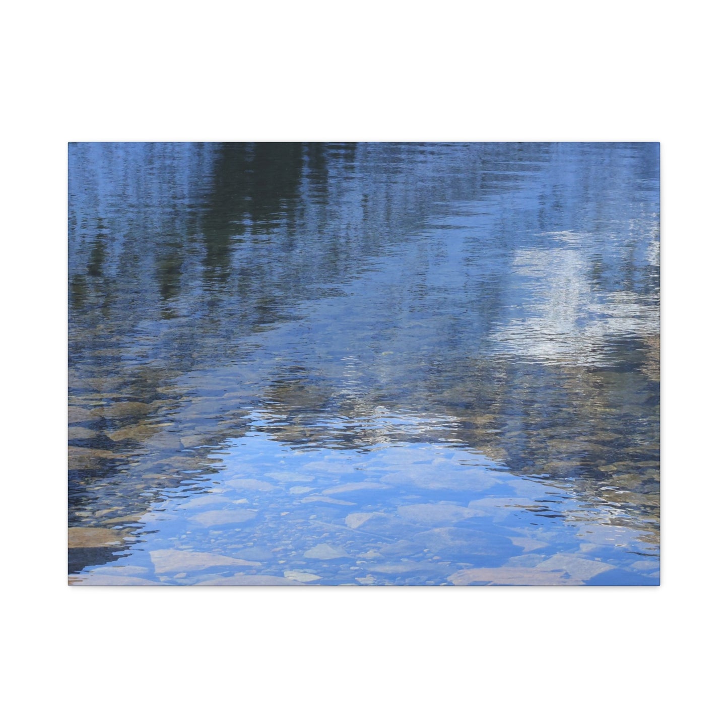 Reflections of Tranquility - Unique Frameless Canvas Wall Art