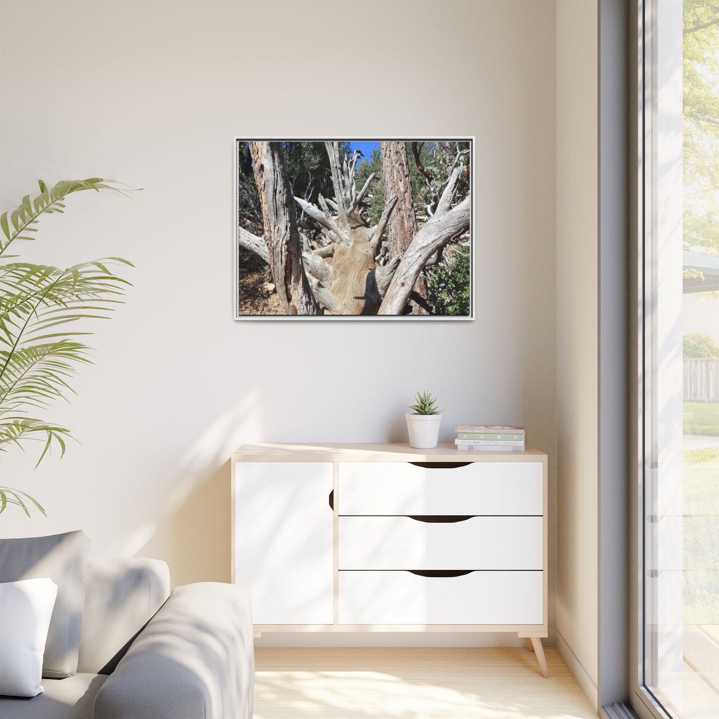Forest Sentinels - Unique Stretched Canvas Wall Art