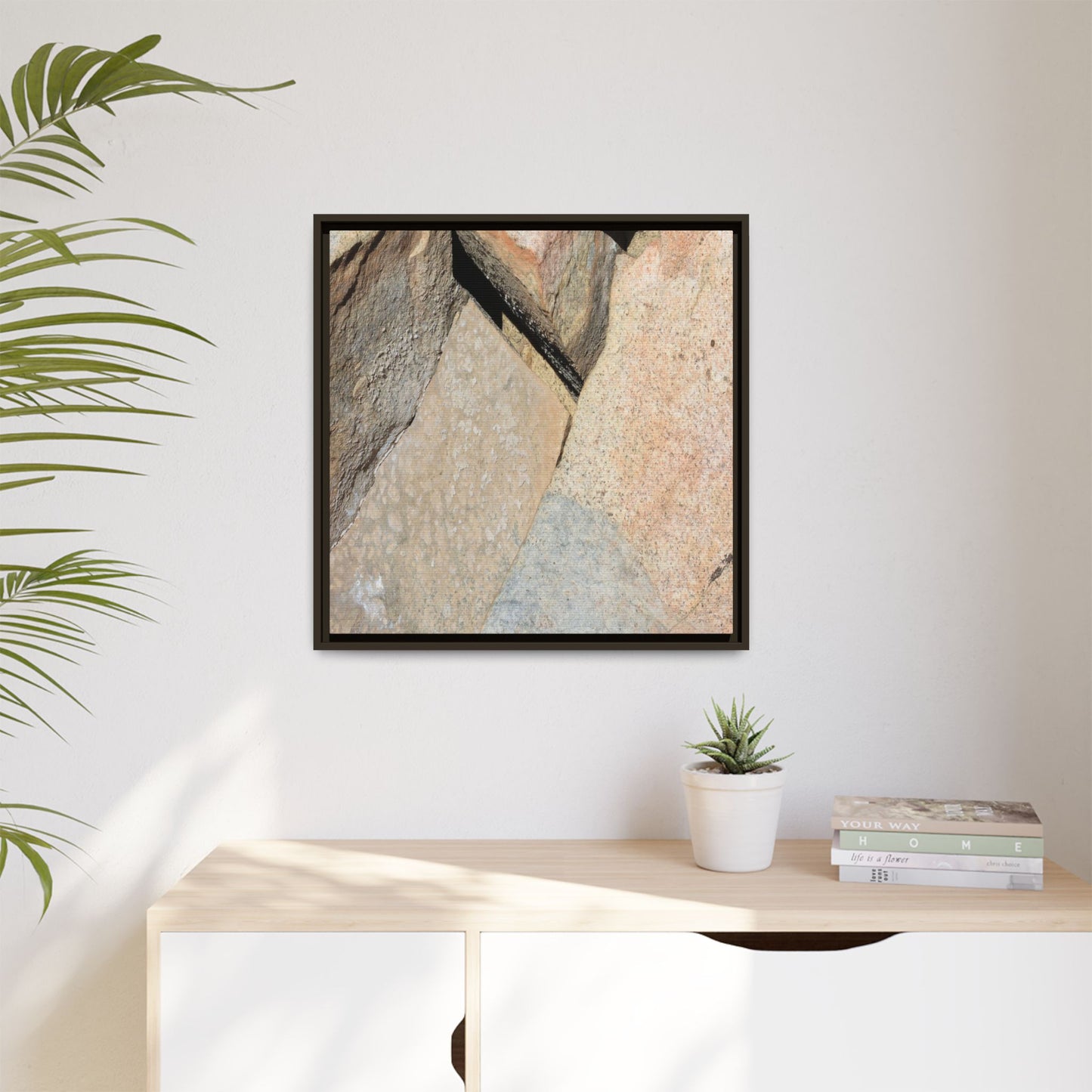 Rock Fragment - Unique Stretched Canvas Wall Art - Art By Earth