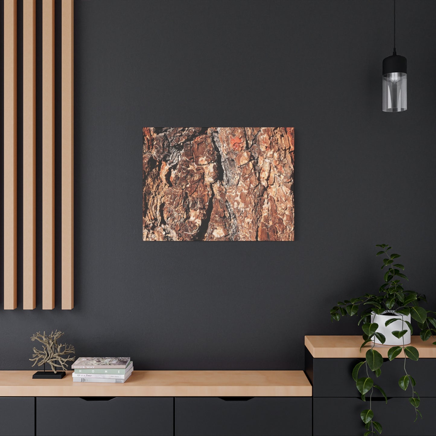 Russet Echoes - Unique Frameless Canvas Wall Art