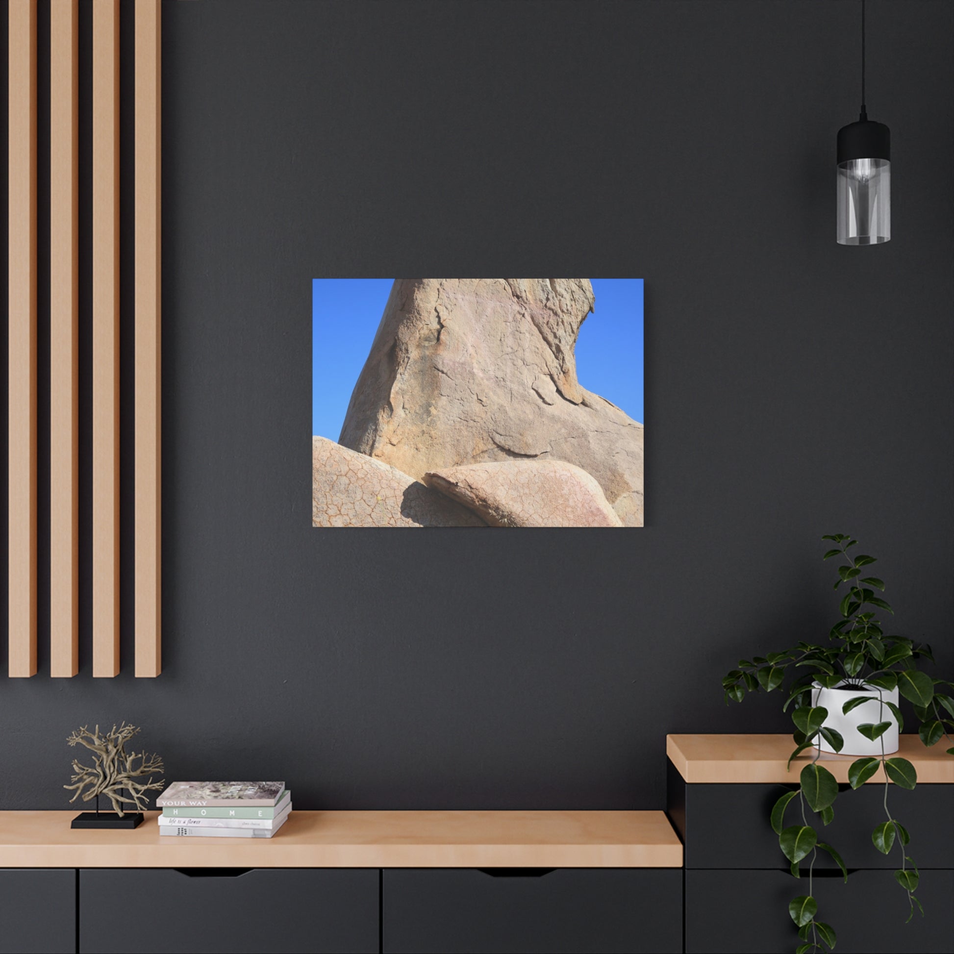 Boulder's Embrace - Unique Frameless Canvas Wall Art - Art By Earth