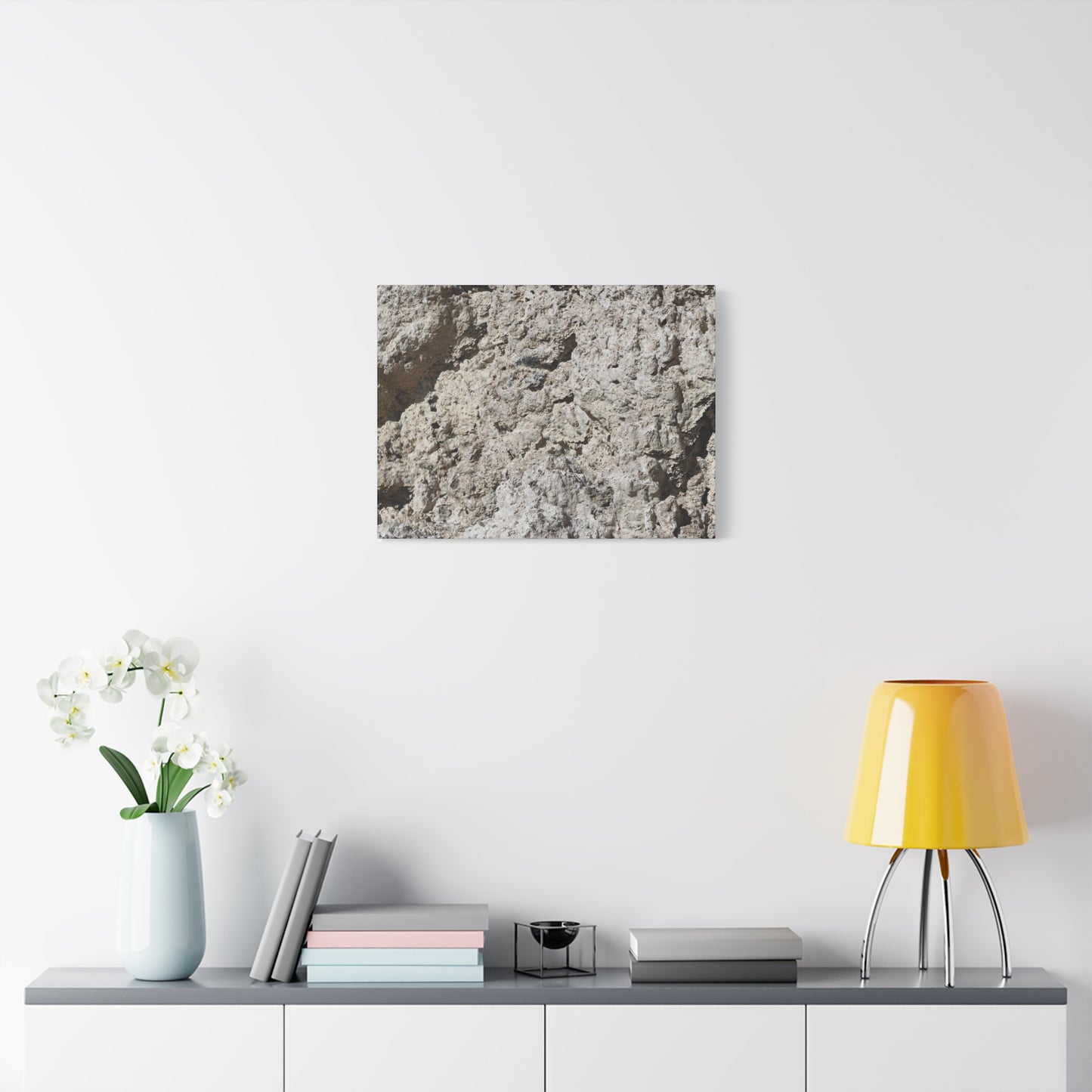 Limestone Symphony - Unique Frameless Canvas Wall Art