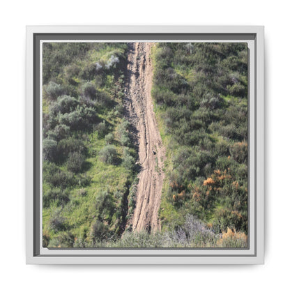 Desert Path Through Sage - Unique Stretched Canvas Wall Art - Art By Earth