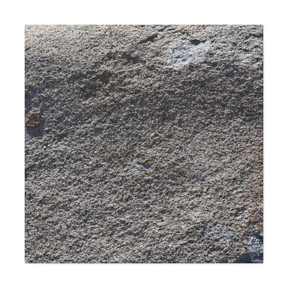 Textured Ground Surface - Unique Frameless Canvas Wall Art
