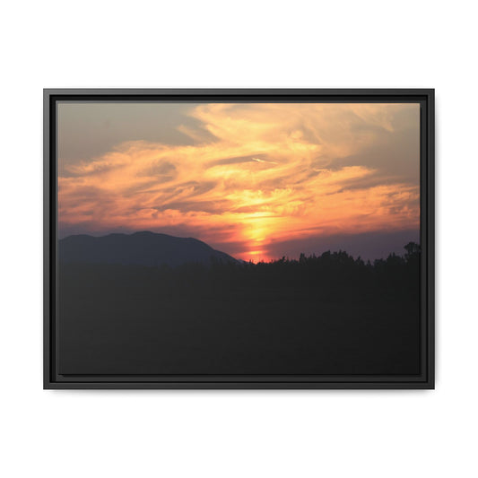 Gilded Horizon - Unique Stretched Canvas Wall Art - Art By Earth