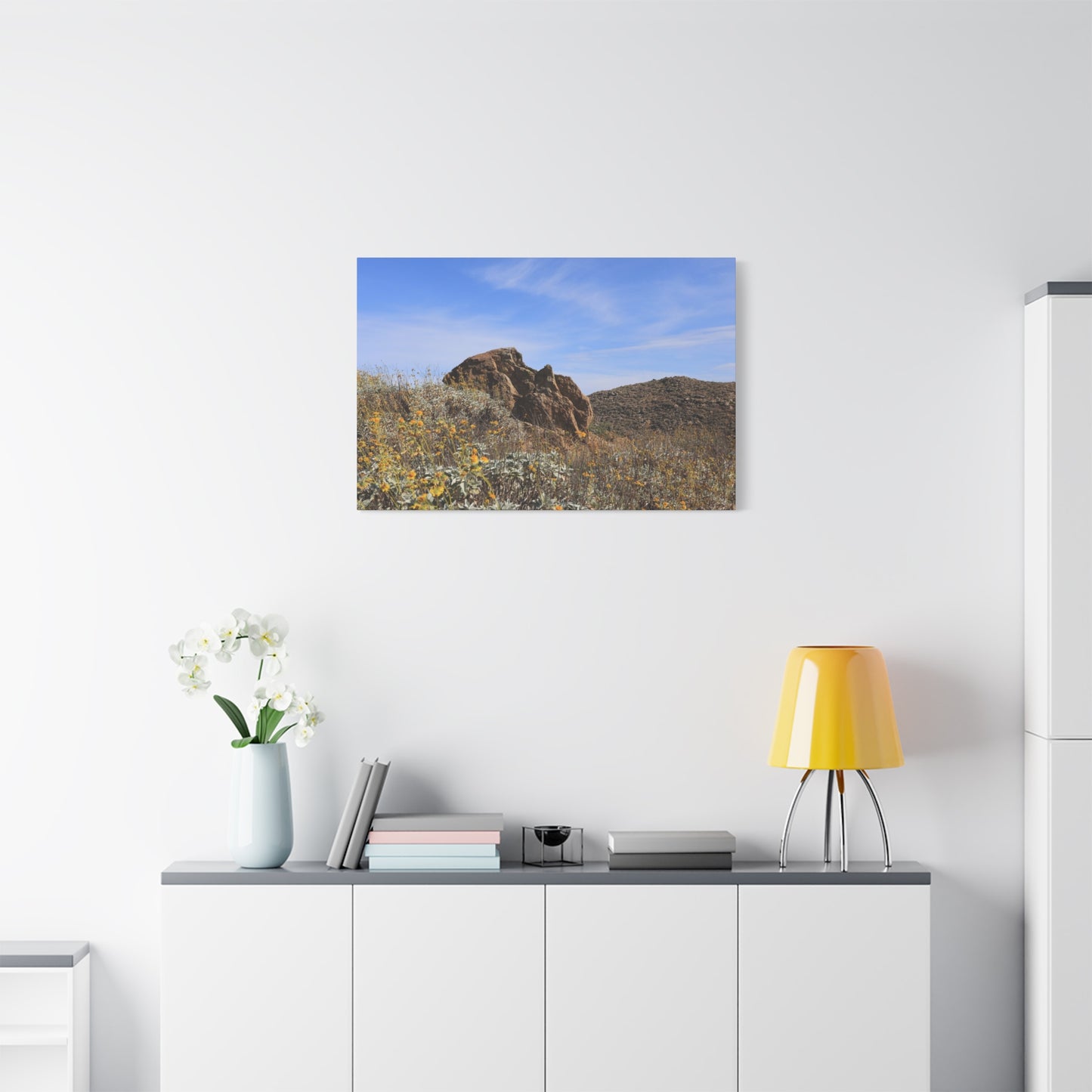 Desert Bloom - Unique Frameless Canvas Wall Art - Art By Earth
