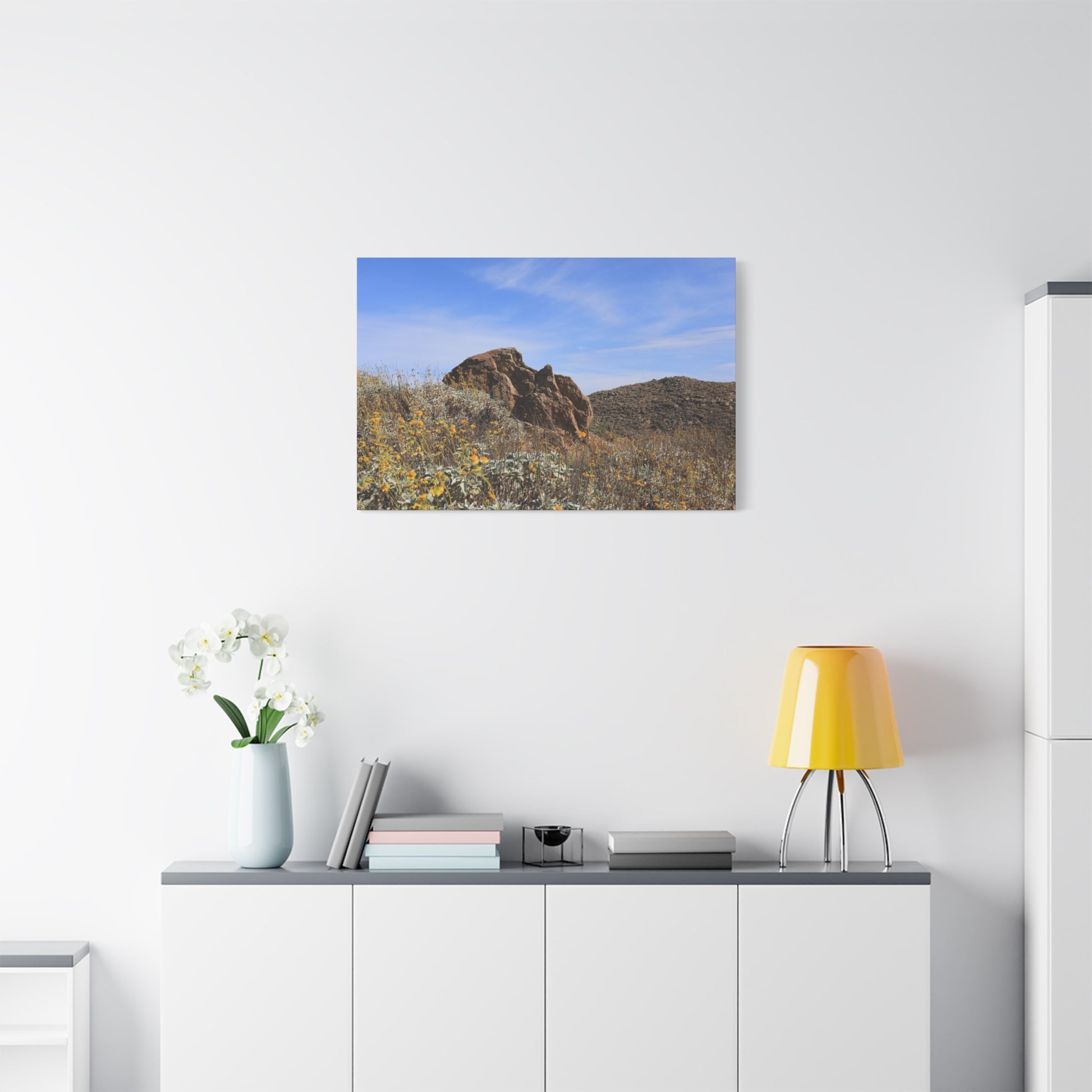 Desert Bloom - Unique Frameless Canvas Wall Art - Art By Earth