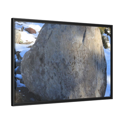 Glacial Solitude - Unique Stretched Canvas Wall Art