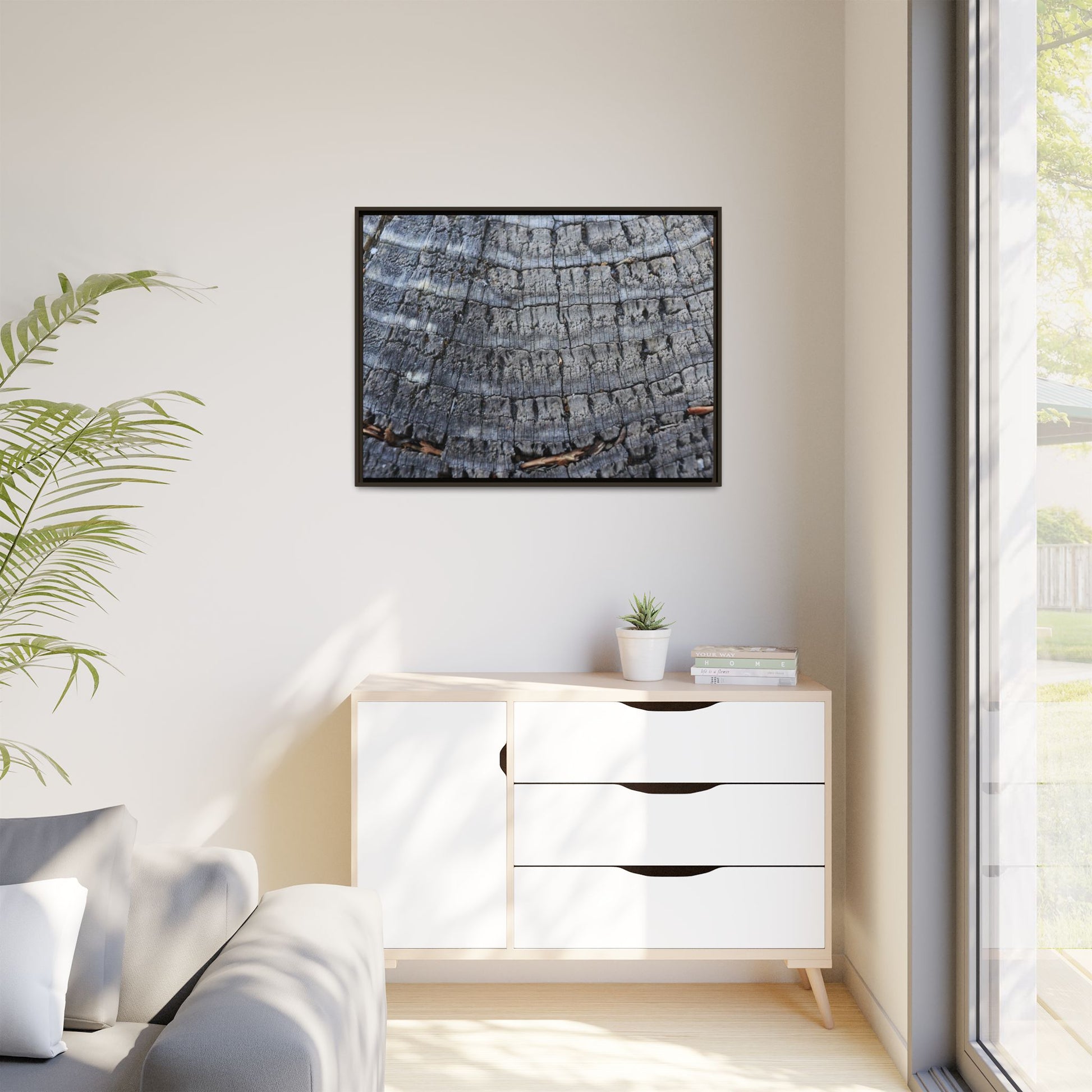 Charred Memories - Unique Stretched Canvas Wall Art - Art By Earth