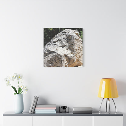 Stone of Solitude - Unique Frameless Canvas Wall Art - Art By Earth