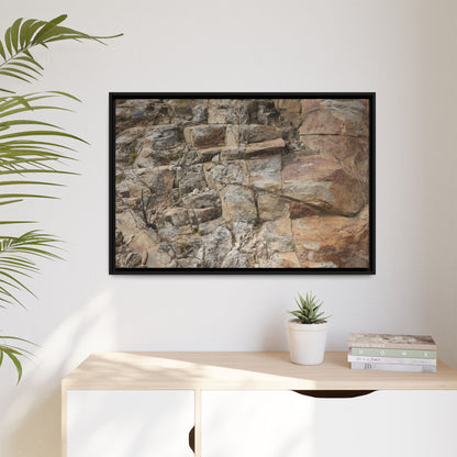 Sandstone Symphony - Unique Stretched Canvas Wall Art - Art By Earth