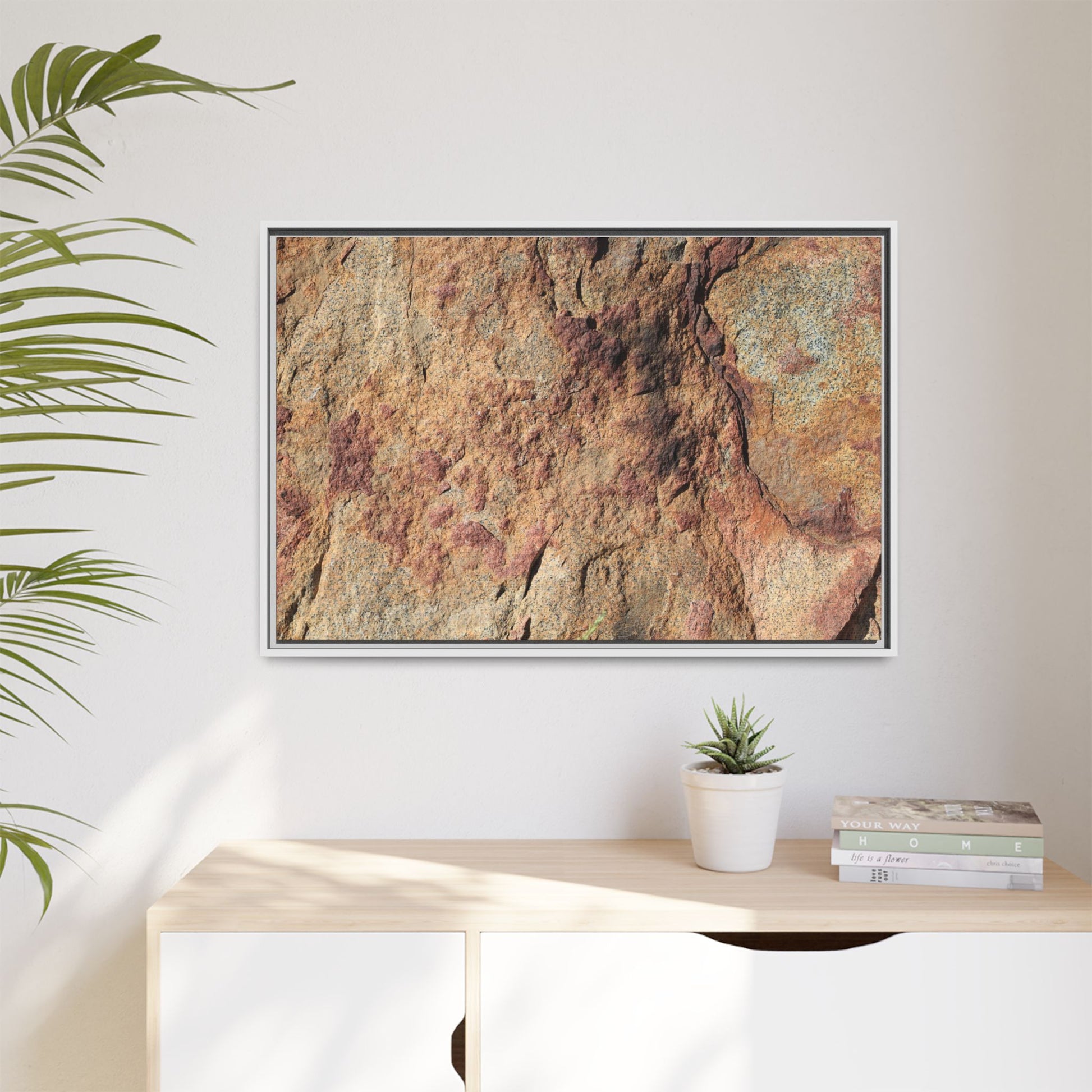 Russet Stone - Unique Stretched Canvas Wall Art - Art By Earth