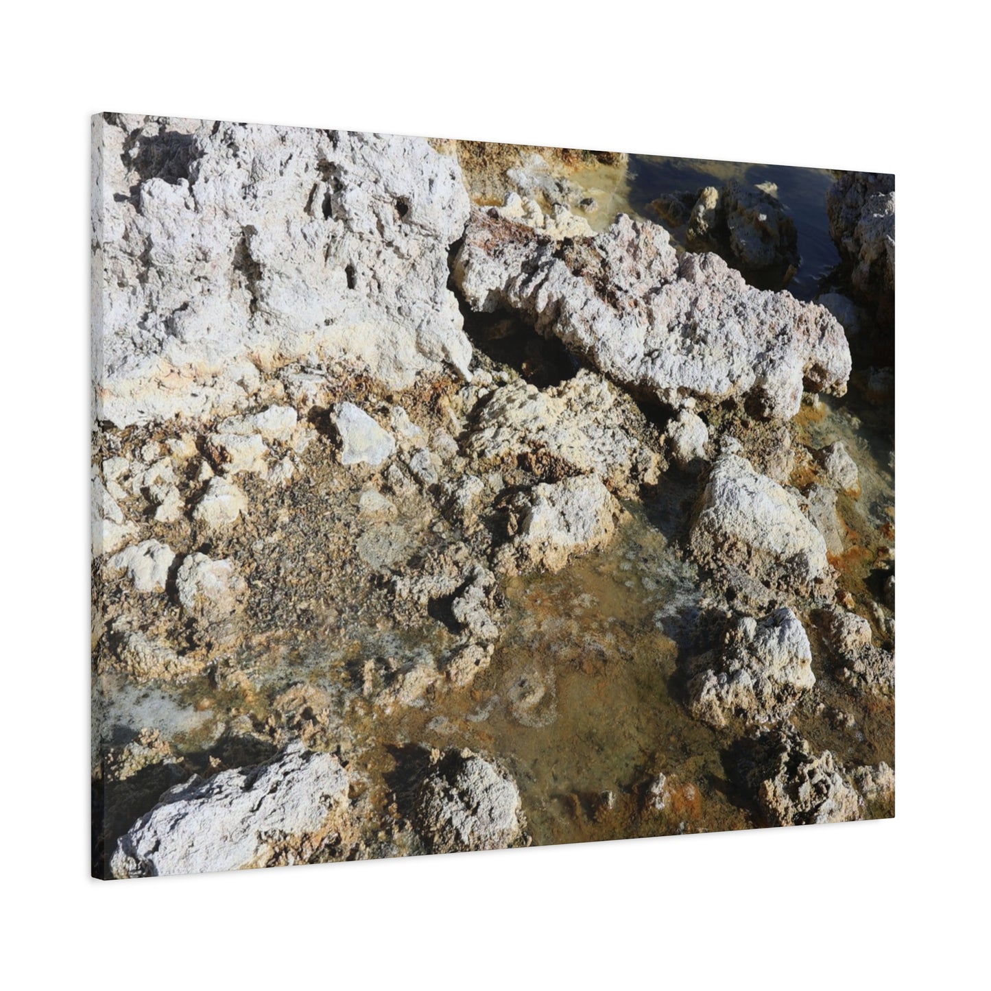 Weathered Stone Symphony - Unique Frameless Canvas Wall Art