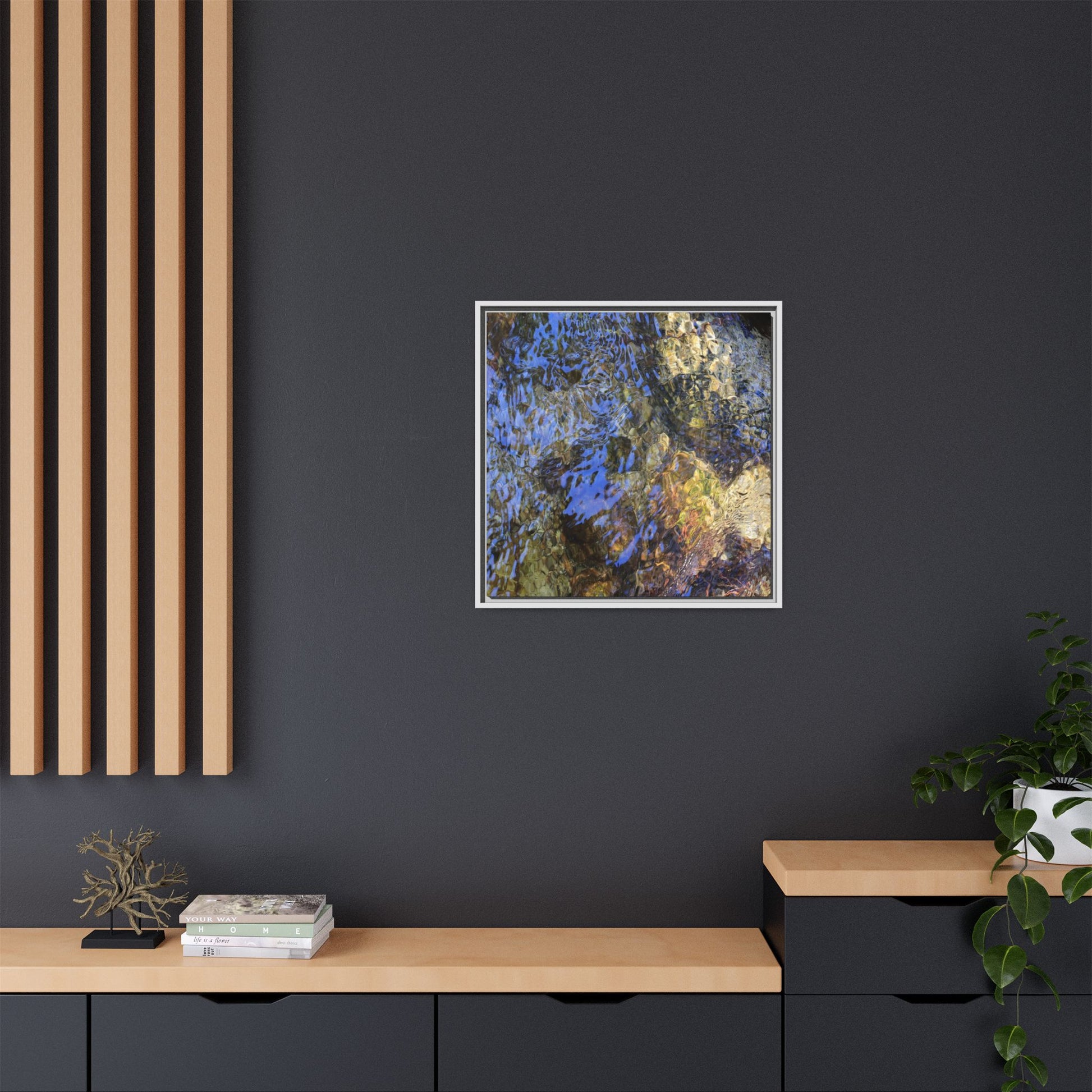 Aquatic Kaleidoscope - Unique Stretched Canvas Wall Art - Art By Earth