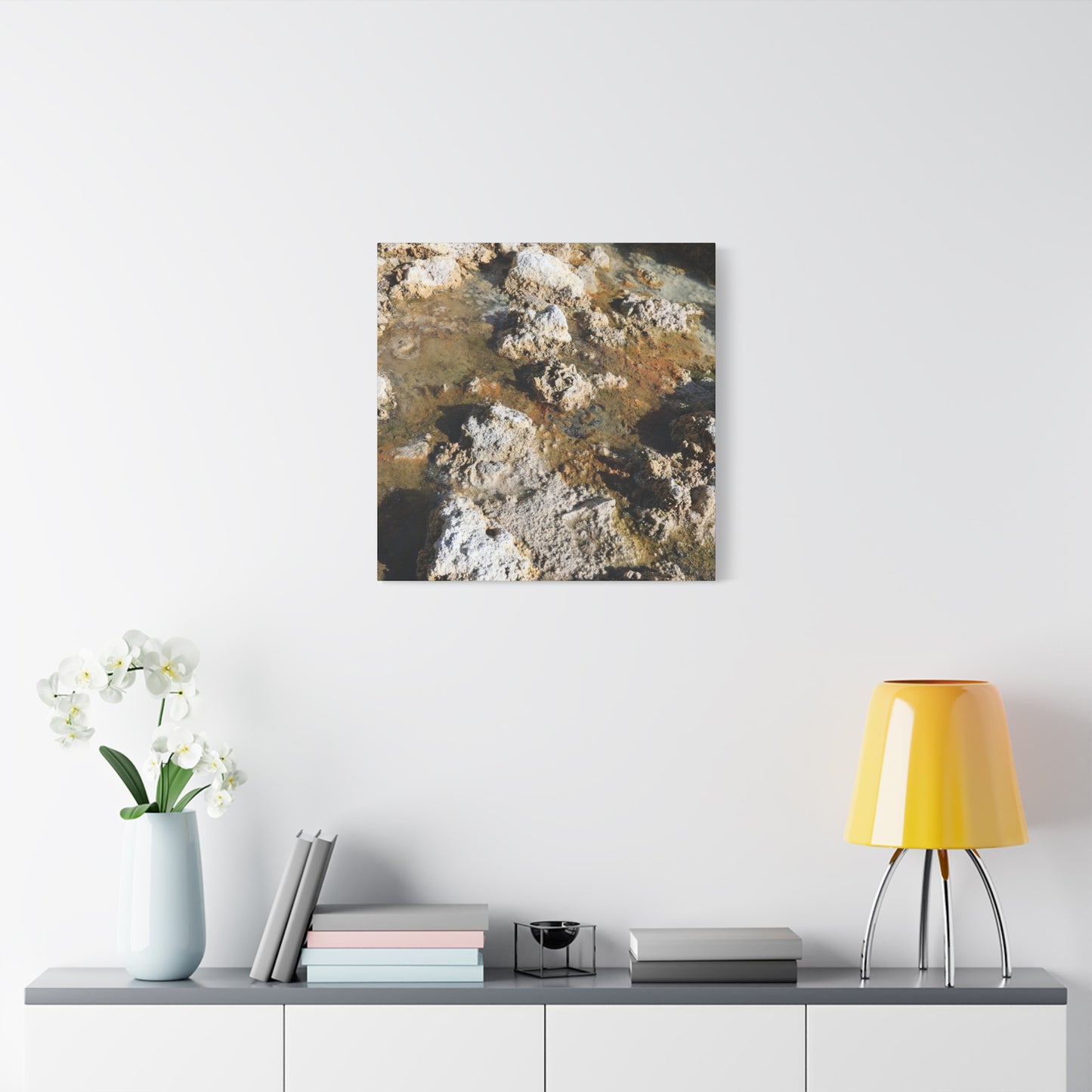 Strata of Decay - Unique Frameless Canvas Wall Art