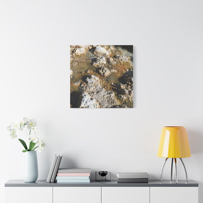 Strata of Decay - Unique Frameless Canvas Wall Art