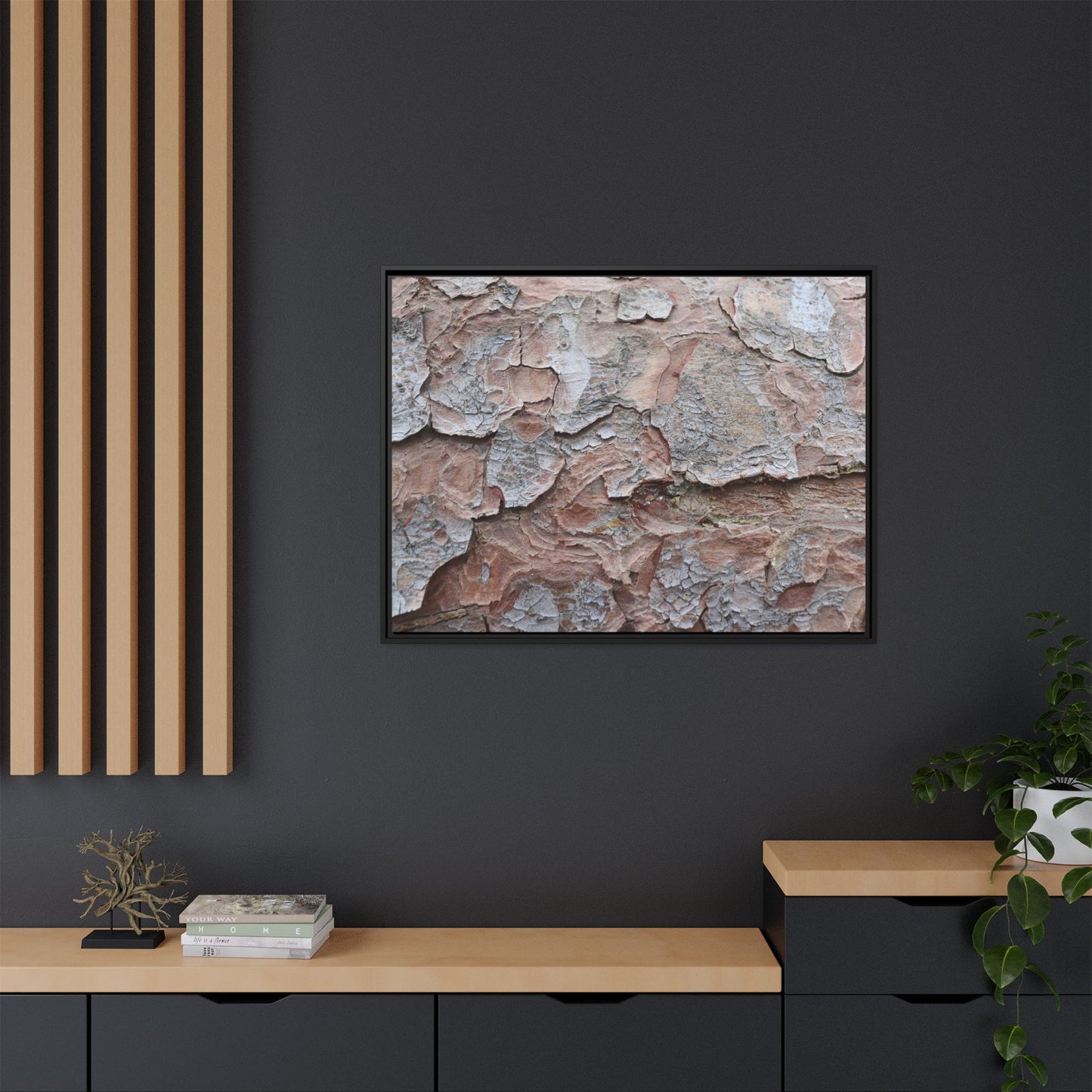 Flaking Serenity - Unique Stretched Canvas Wall Art - Art By Earth
