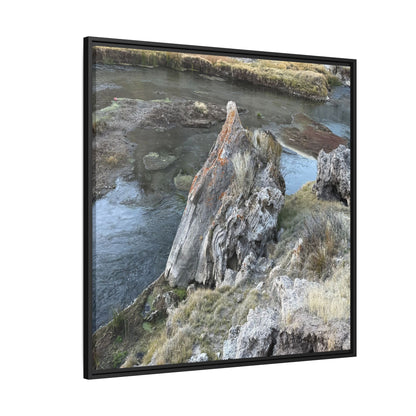 Carved by Water - Unique Stretched Canvas Wall Art