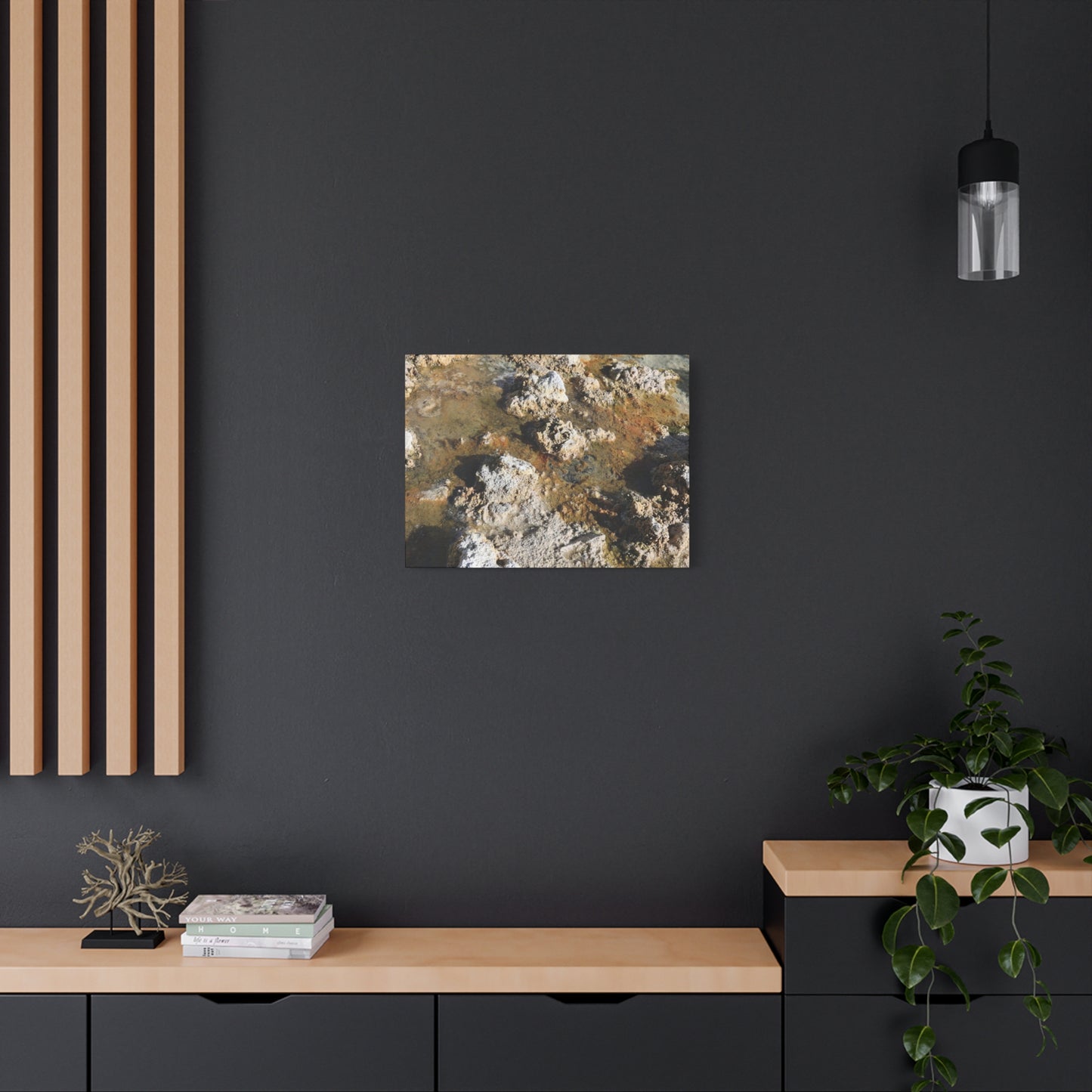 Strata of Decay - Unique Frameless Canvas Wall Art