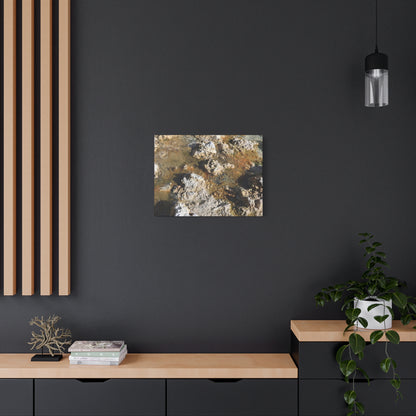 Strata of Decay - Unique Frameless Canvas Wall Art