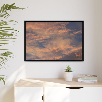 Sunset's Ethereal Canvas - Unique Stretched Canvas Wall Art - Art By Earth