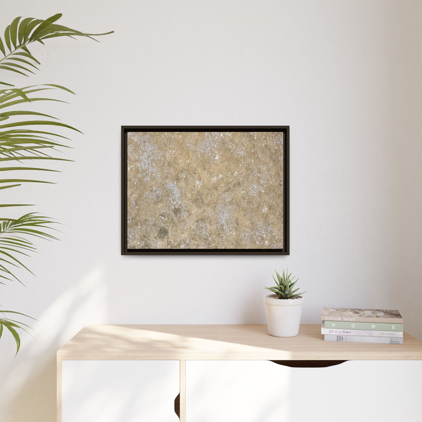 Bubbling Sand - Unique Stretched Canvas Wall Art - Art By Earth