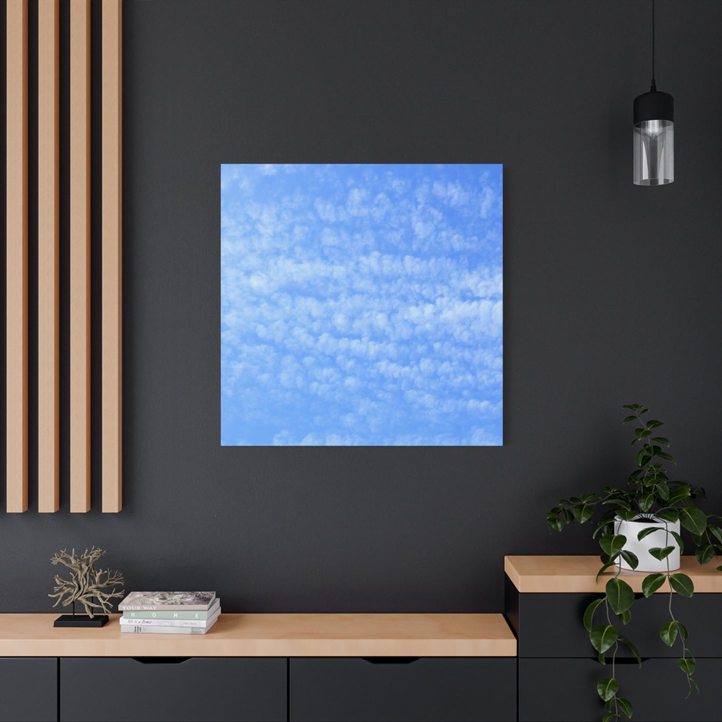 Clouded Reverie - Unique Frameless Canvas Wall Art - Art By Earth