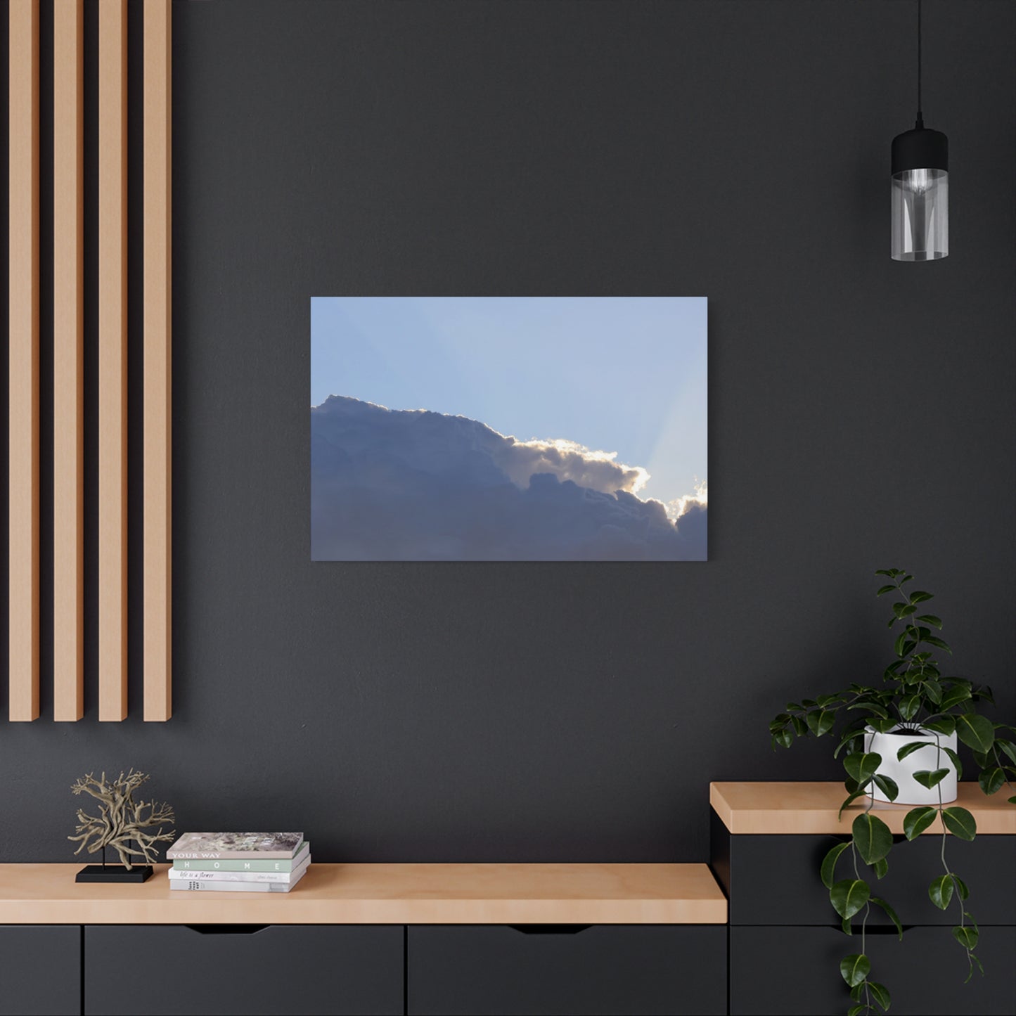 Cloud Mountain - Unique Frameless Canvas Wall Art