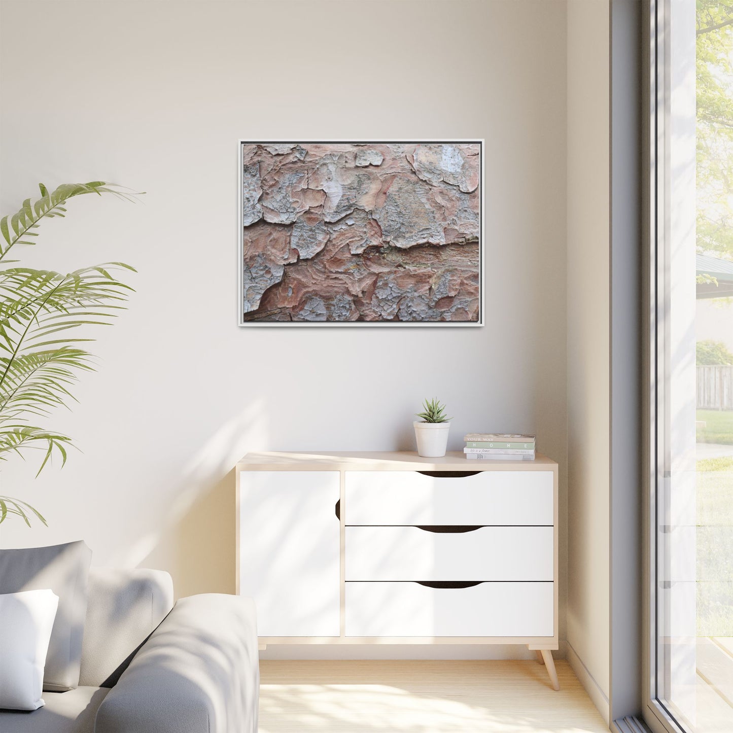 Flaking Serenity - Unique Stretched Canvas Wall Art - Art By Earth