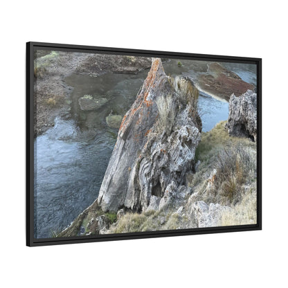 Carved by Water - Unique Stretched Canvas Wall Art