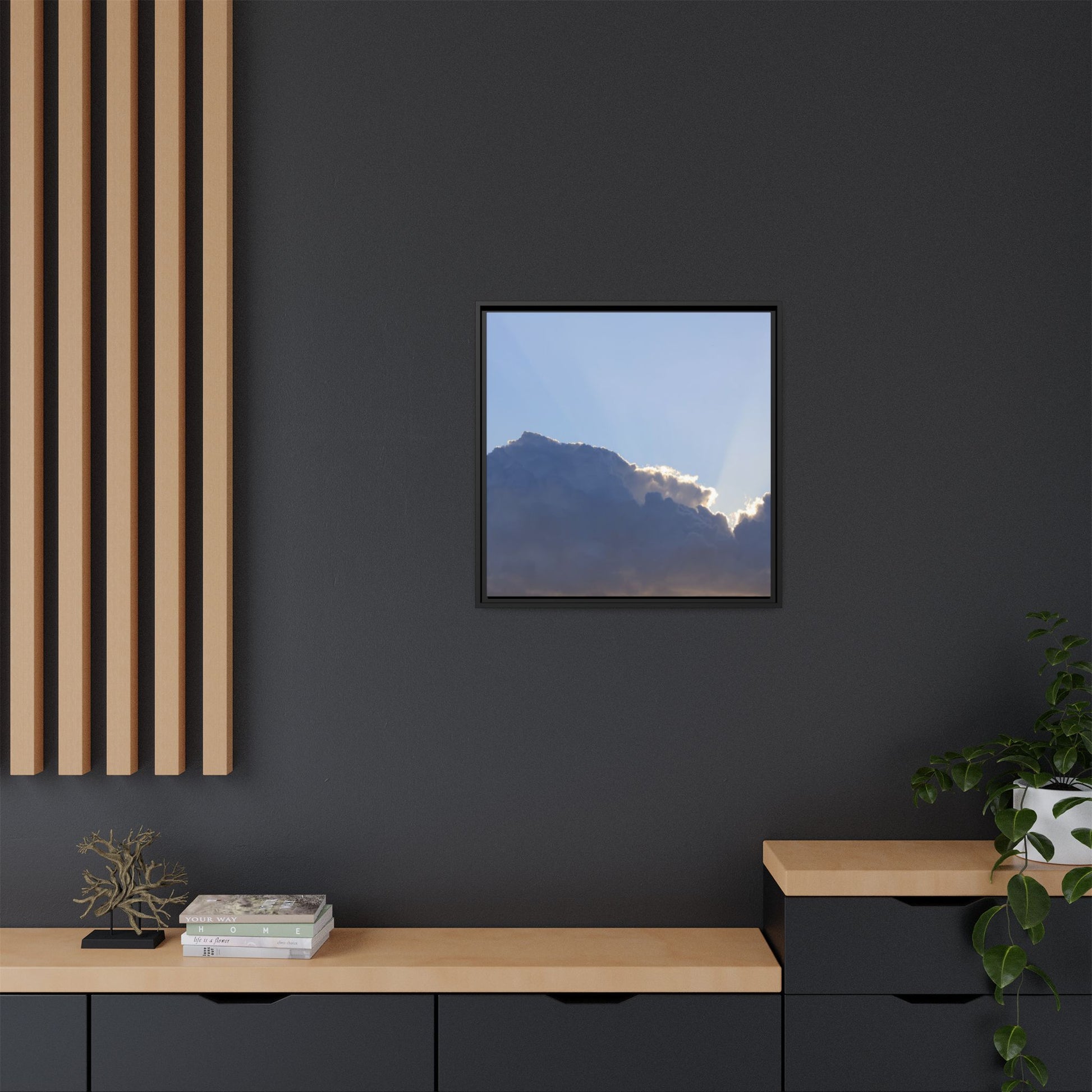 Cloud Divide - Unique Stretched Canvas Wall Art - Art By Earth