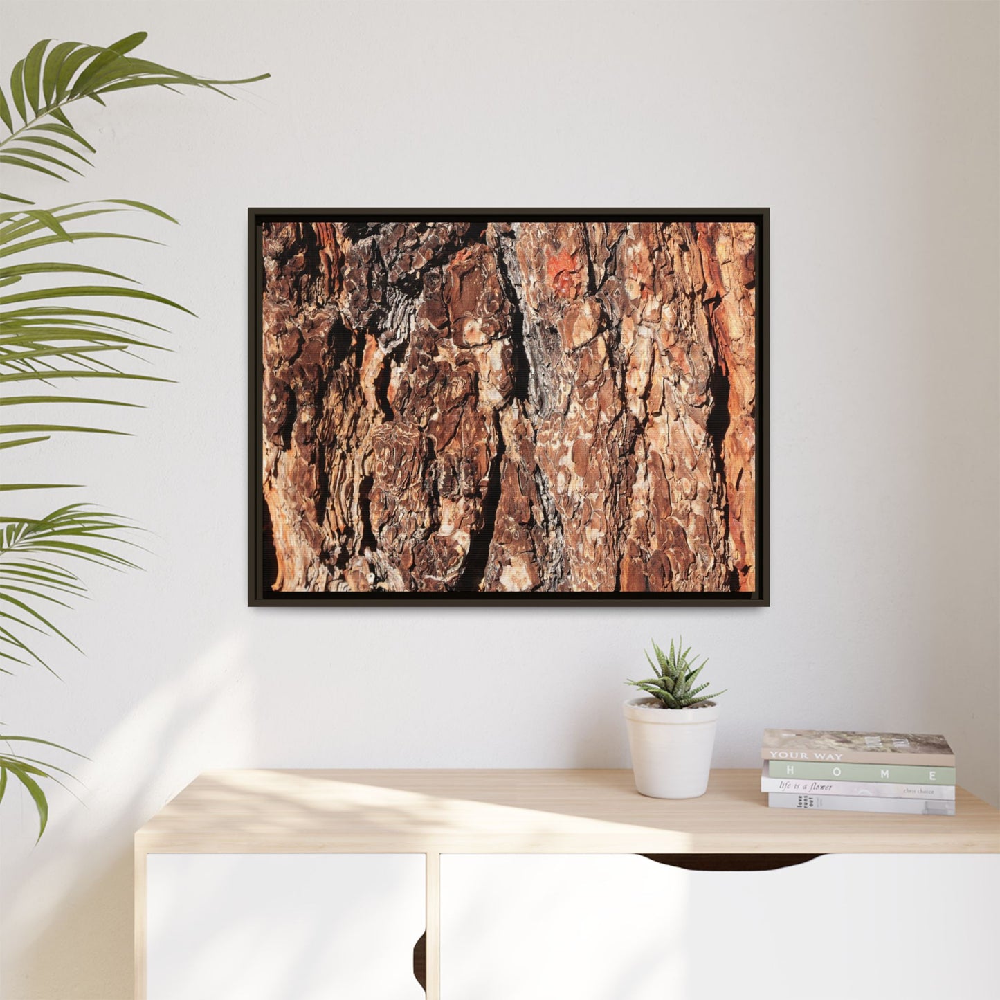 Nature's Rugged Canvas - Unique Stretched Canvas Wall Art
