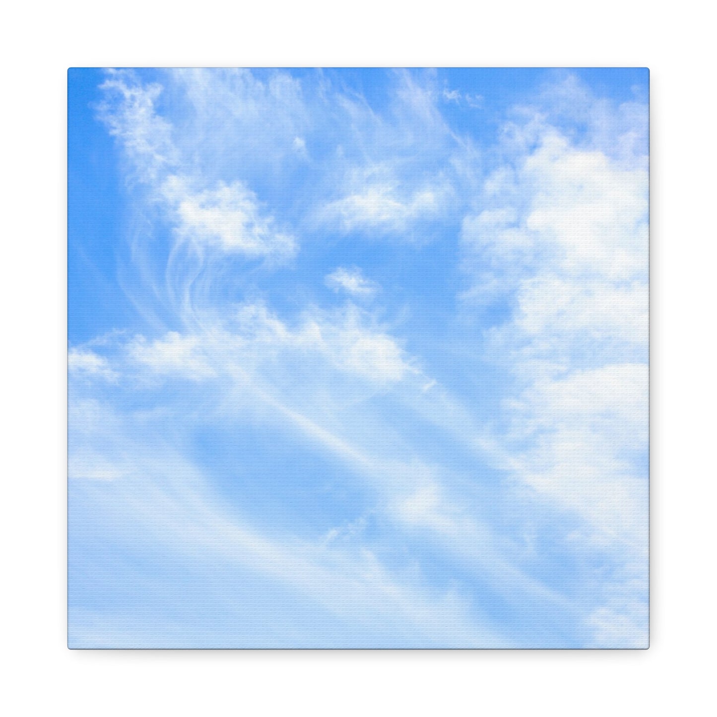 Whispers of Cerulean - Unique Frameless Canvas Wall Art - Art By Earth